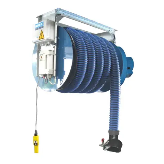 Norfi UGA haspel elektrisch slang 4" 10 m "S" + mondstuk