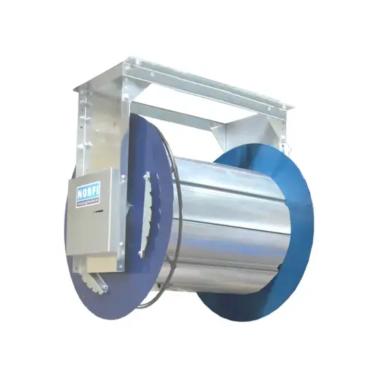 Norfi UGA haspel 600 L veerbediend, kaal, max 4" slang 7,5 m