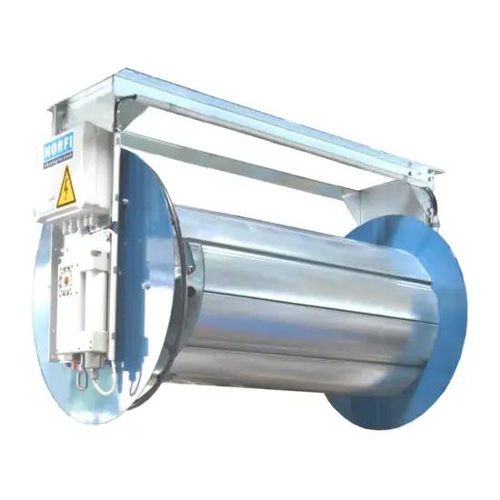 Norfi UGA haspel 1200 R elektrisch, kaal max 6" slang 12,6 m