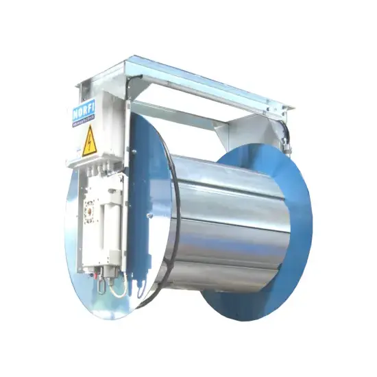 Norfi UGA haspel 600 L elektrisch, kaal, max 6" slang 6,0 m