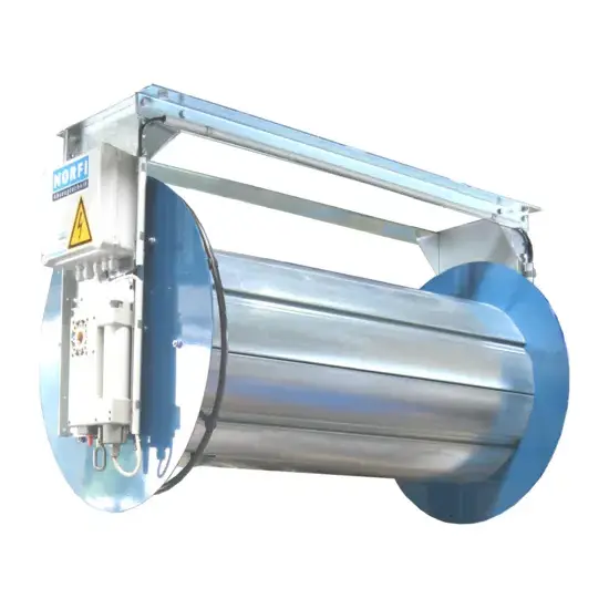 Norfi UGA haspel 1400 L elektrisch, kaal, max 4" slang 19,9 m