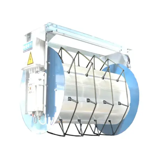 Norfi UGA haspel HT hoge temp slanggeleiding, trommel 600 mm