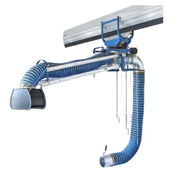 Norfi Kombi afzuigarm 2,8 mtr onder-/boven uitlaten rail