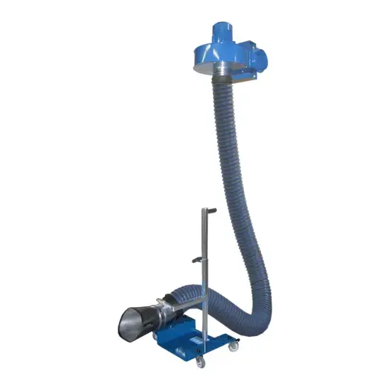 Norfi UGA afzuigset slang 8" 5 mtr (S), ventilator 2,2kW, trechter