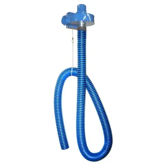 Norfi UGA afzuigset slang 6" 5 mtr (S), kabel, ventilator 0,75kW