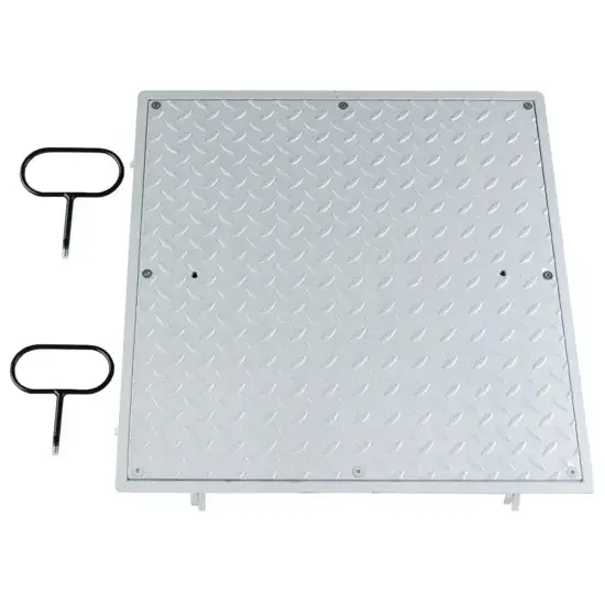 Norfi Putdeksel verzamelput 835x835mm tot 1000kg poedercoat