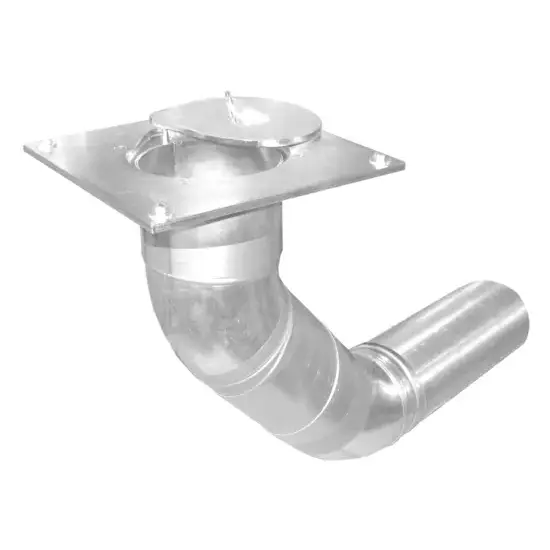 Norfi Gasuitlaatdeksel met vloerverwarming slanggeleiding DN150