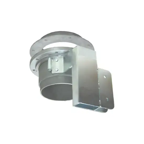 Norfi Roterende flens afzuigarm voor wandconsole DN200