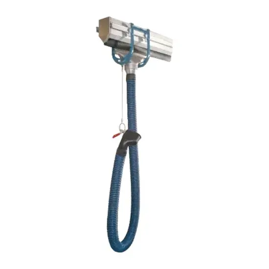 Norfi Alu 150 afzuigrail L=12m incl. slangwagen,slang 6" 5m