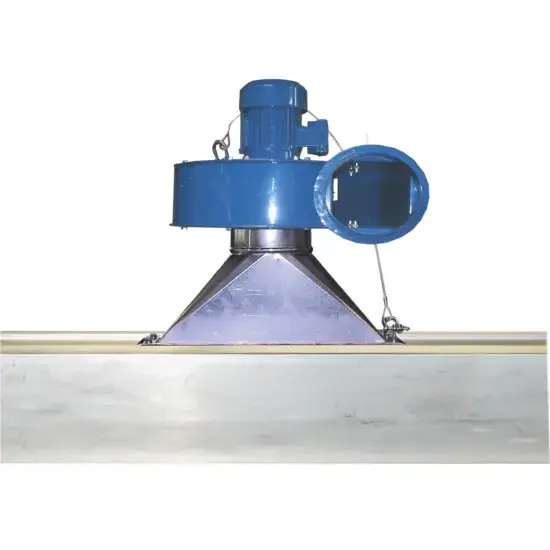 Norfi Opbouwventilator N34 0,37kW incl bovenaansluiting Alu 150