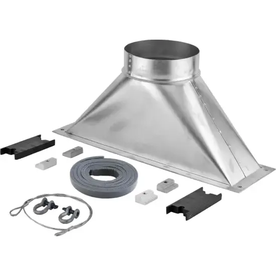 Norfi ALu 150/250 bovenaansluitstuk rail t.b.v. N ventilator