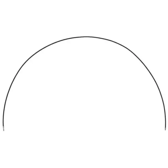 Samoa Vetafvoerslang met vetaansluiting, dubbele stalen vlecht, 4.000 mm