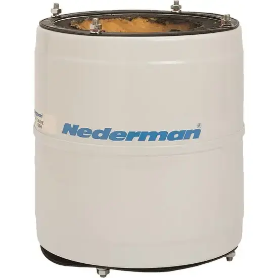 Nederman Geluiddemper voor ventilator bij montage op NEX-MD en NEX-HD afzuigarm