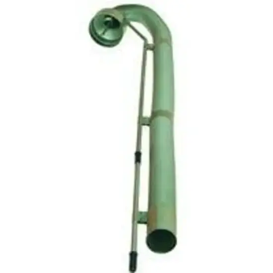 Nederman Gegalvaniseerd stalen mondstuk voor verticale uitlaatpijpen L=2,6 mtr