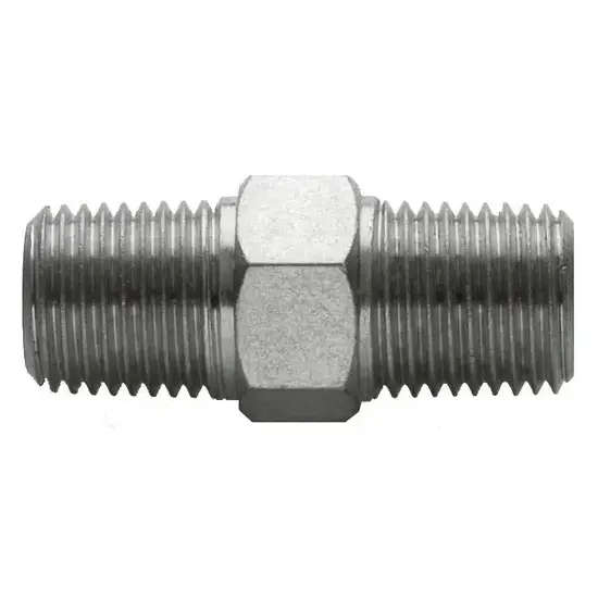 Samoa Adapter lucht 1/4" BSPT (M) - 1/4" BSPT (M)