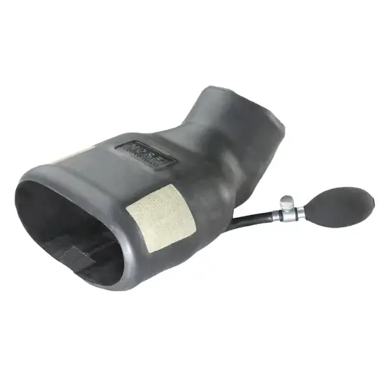 Norfi Ovaal opblaastrechter 45° handpomp 160-80 mm D100 mm snelkopp