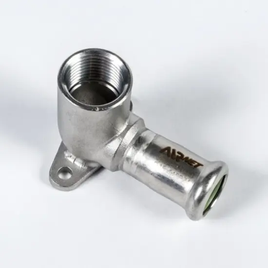 AIRnet RVS 316 muurplaat bi 15 mm x 1/2"