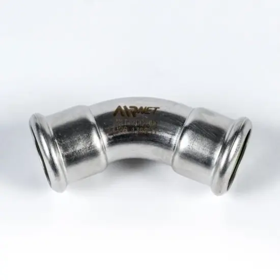 AIRnet RVS 316 knie 76 mm (2.3/4") 45 graden