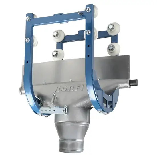 Norfi Slangwagen Alu 150/250  +  afsluitklep Typ S 75 mm