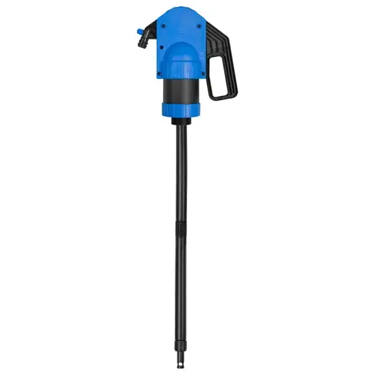 Samoa Hevelpomp met hendelbediening, polypropyleen/EPDM voor 25, 50 en 205 liter vaten met AdBlue (blauw)