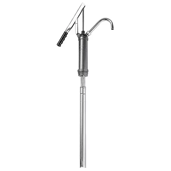 Samoa Hevelpomp met hendelbediening, telescopische zuigbuis en gebogen uitloop voor 60 - 205 liter vaten