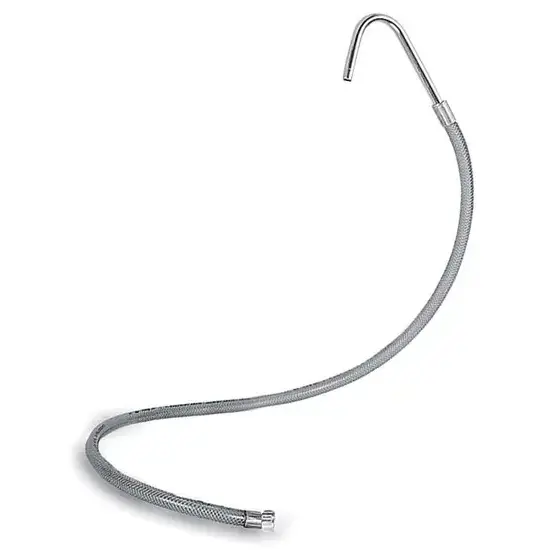 Samoa Perslang voor middeldrukpompen, transparant, 1,5 m met 135° spuitmond