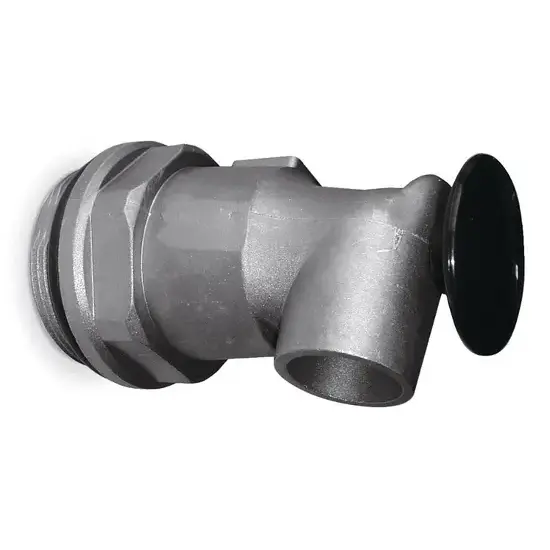 Samoa Oliekraan voor trommelafvoer, metaal, 2" BSP (M)