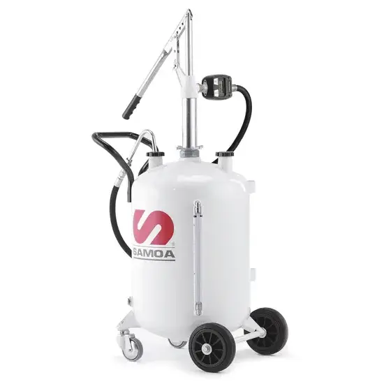 Samoa Mobiele olievulunit 70 liter, met handpomp, met drukmeter