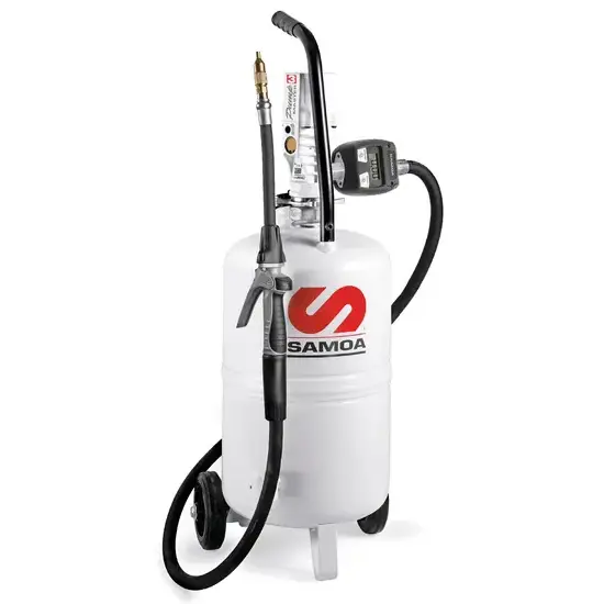 Samoa Mobiele olievulunit 25 liter, met PumpMaster 3 - 2:1