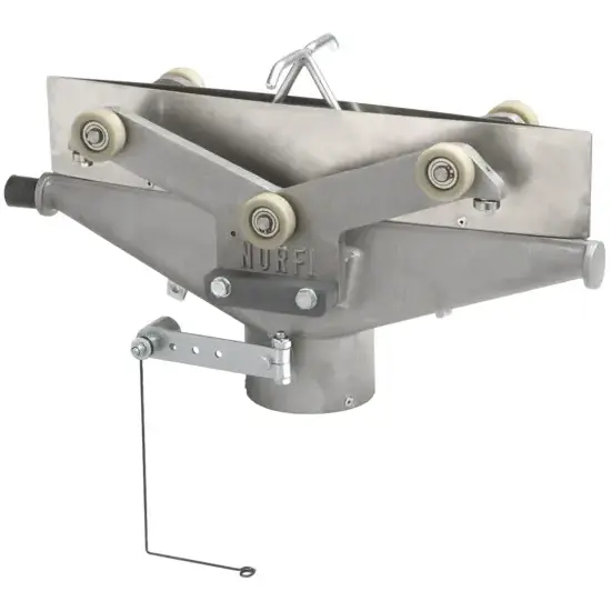 Norfi Slangwagen Technorail + afsluitklep + balancersteun Typ B 100 mm