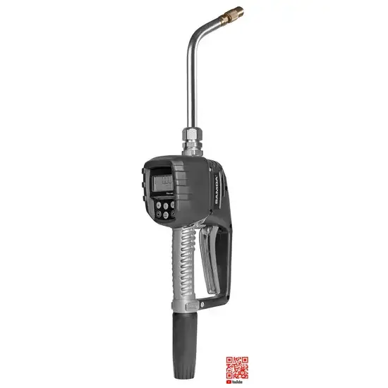 Samoa Digitale regelklep, PCP30-serie, 30 l/min, 60° vaste uitloop, kwartslag, vooraf ingesteld