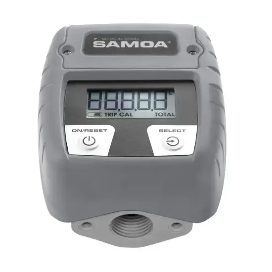 Samoa Stationaire digitale meter, C30-serie, 1/2", 50 l/min, PVC