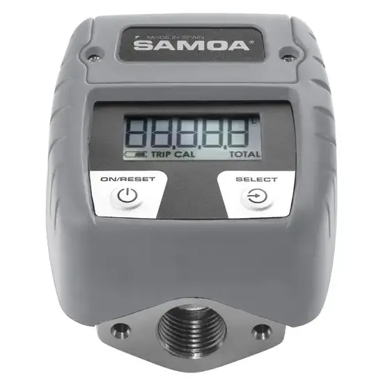 Samoa Stationaire digitale meter, C30-serie, 1/2", 50 l/min, RVS