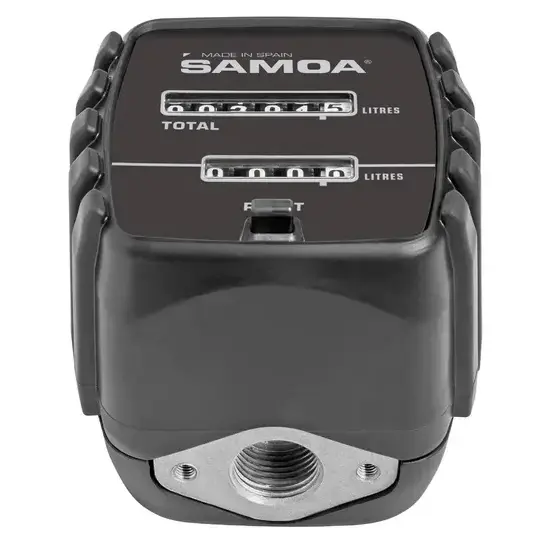 Samoa Stationaire OG ovale mechanische meter, C30-serie, 1/2", liters