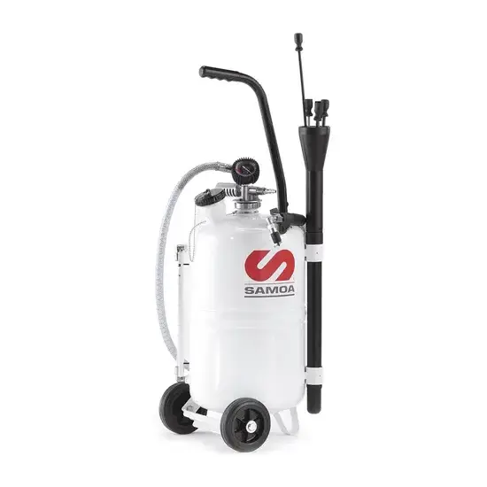 Samoa Opvangunit voor afgewerkte olie 24 liter - leging door perslucht