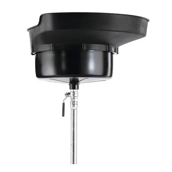 Samoa Opvangbak voor afgewerkte olie 100 liter met extra grote verlenging en anti-spatrooster