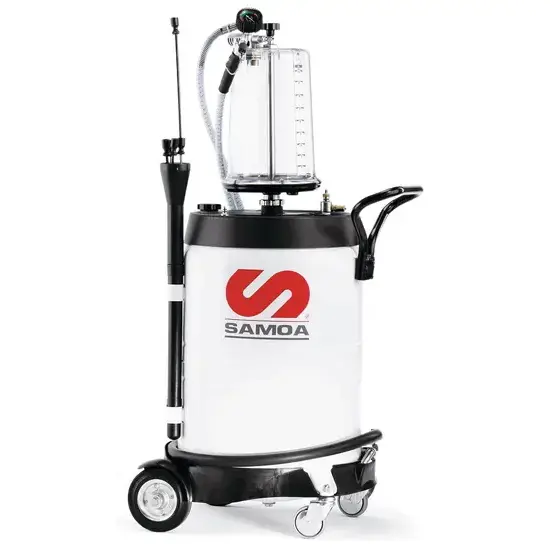 Samoa Opvangunit voor afgewerkte olie 100 liter met kijkglas - combi leging