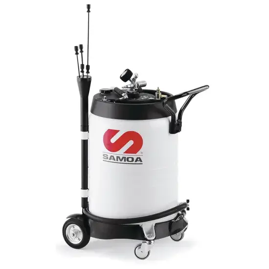 Samoa Opvangunit voor afgewerkte olie dmv perslucht 100 liter - leging door perslucht