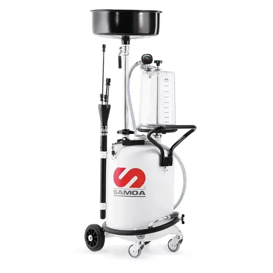 Samoa Opvangunit voor afgewerkte olie combi 70 liter met kijkglas - combi leging