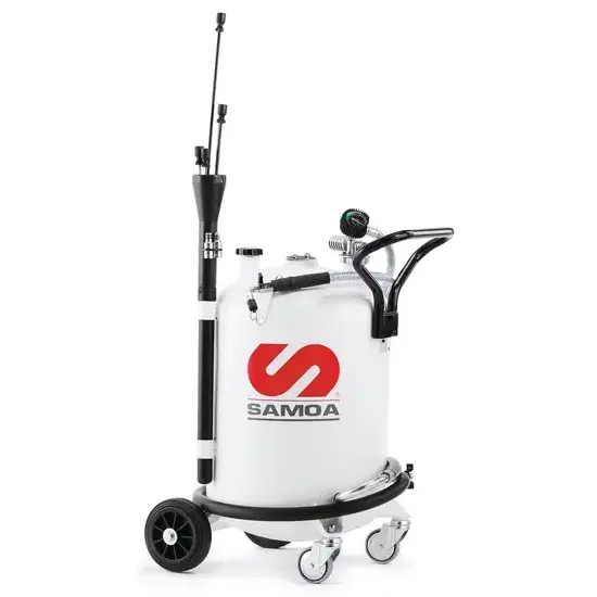 Samoa Opvangunit voor afgewerkte olie 70 liter - leging door perslucht