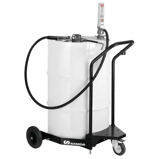 Samoa PumpMaster 2 - 3:1 mobiele oliepompset voor 205 liter vaten (432000 trolley)