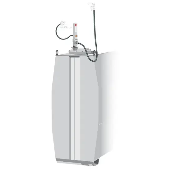 Samoa PumpMaster 2 - 3:1 pneumatische oliepompset - tankmontage