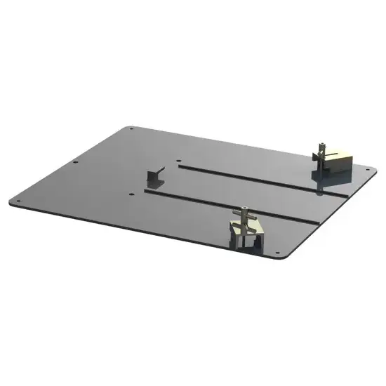 Samoa Stalen montageplaat voor 185 kg vaten