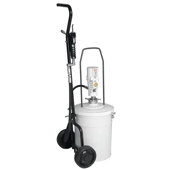 Samoa PumpMaster 3 - 55:1 pneumatische vetpompset voor 12,5 tot 18 kg emmers - mobiel pakket