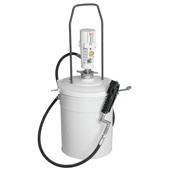 Samoa PumpMaster 3 - 55:1 pneumatische vetpompset voor 12,5 tot 18 kg emmers - draagbaar pakket