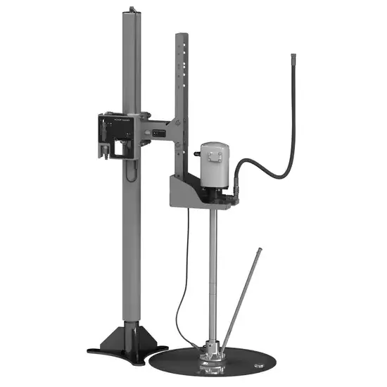 Samoa PumpMaster 35 - 60:1 pneumatische vetpompset voor 185 kg vaten, pneumatische pomplift en gravity inductor