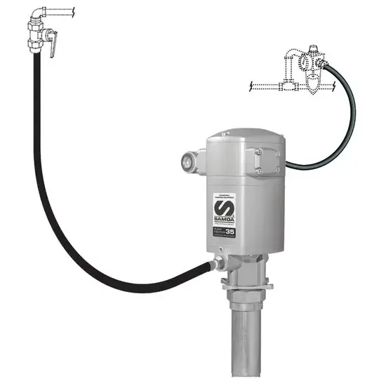 Samoa Aansluitset voor oliezuigerpomp, PM35