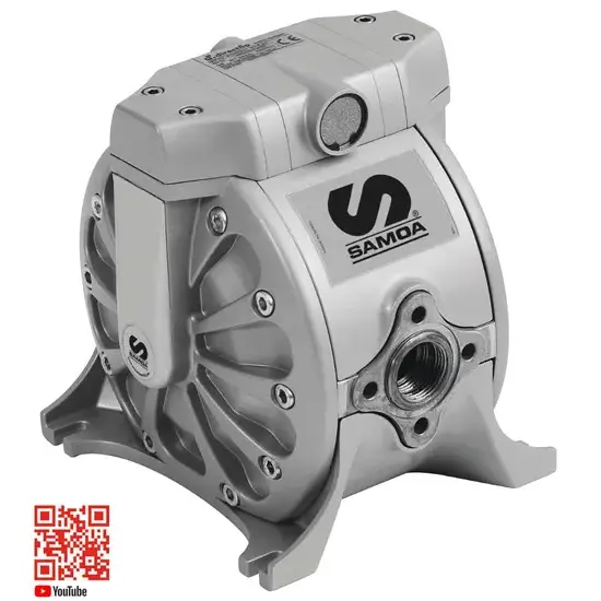 Samoa DirectFlo series DF100 pneumatische dubbelmembraanpomp aluminium-NBR-NBR (smering) 1"