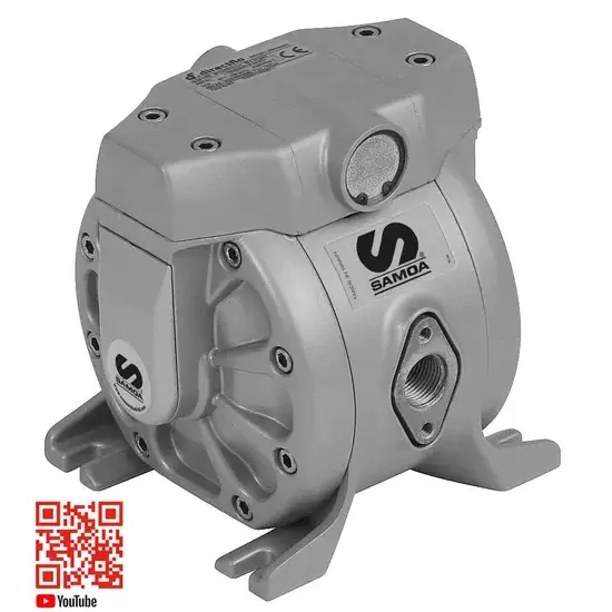 Samoa DirectFlo series DF50 pneumatische dubbelmembraanpompaluminium-NBR-NBR (smering) 1/2"