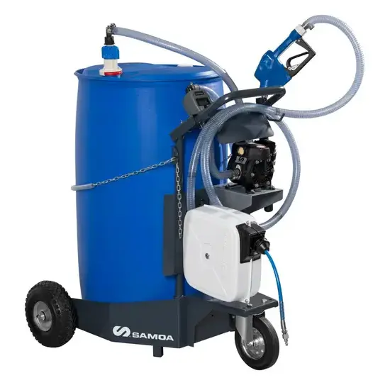 Samoa DirectFlo series DF30 - 1:1 AdBlue/DEF mobiele dispenser pneumatische pompset met slanghaspel